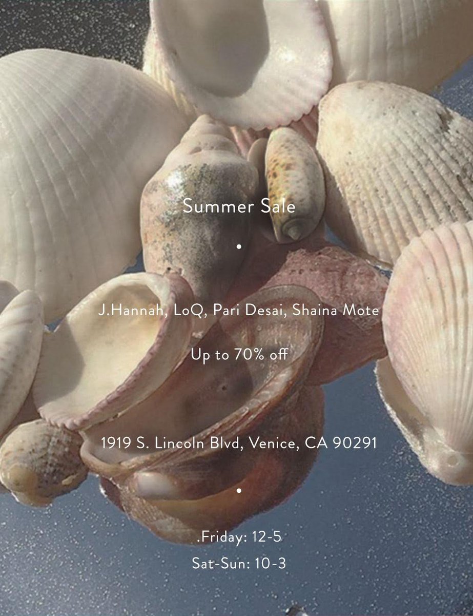 LA Friends... Go to this sample sale bc I cant... The end. 
ft- <a href="/jhannahjewelry/">J. Hannah</a>