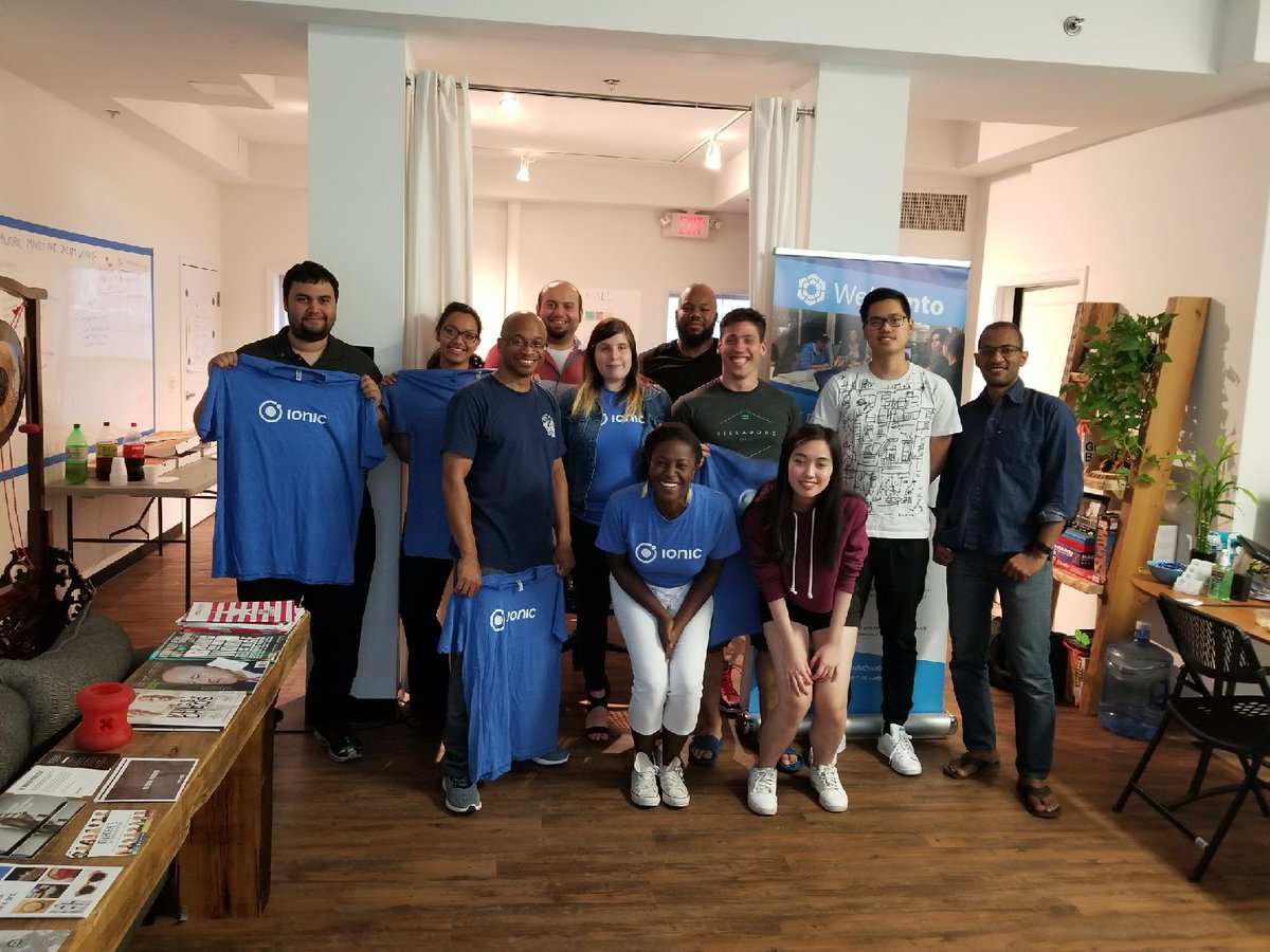 ionicphilly's tweet image. Lots of good company and conversations tonight at the @Ionicframework meetup