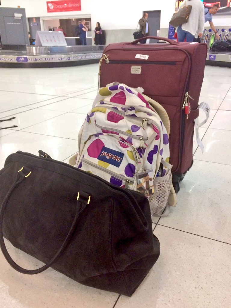ethelee22's tweet photo. Survived 11 days of #research #datacollection w/ just these much luggage! Times' a changin' #phdlife #lightpacking #phd https://t.co/arvRa4kOIZ