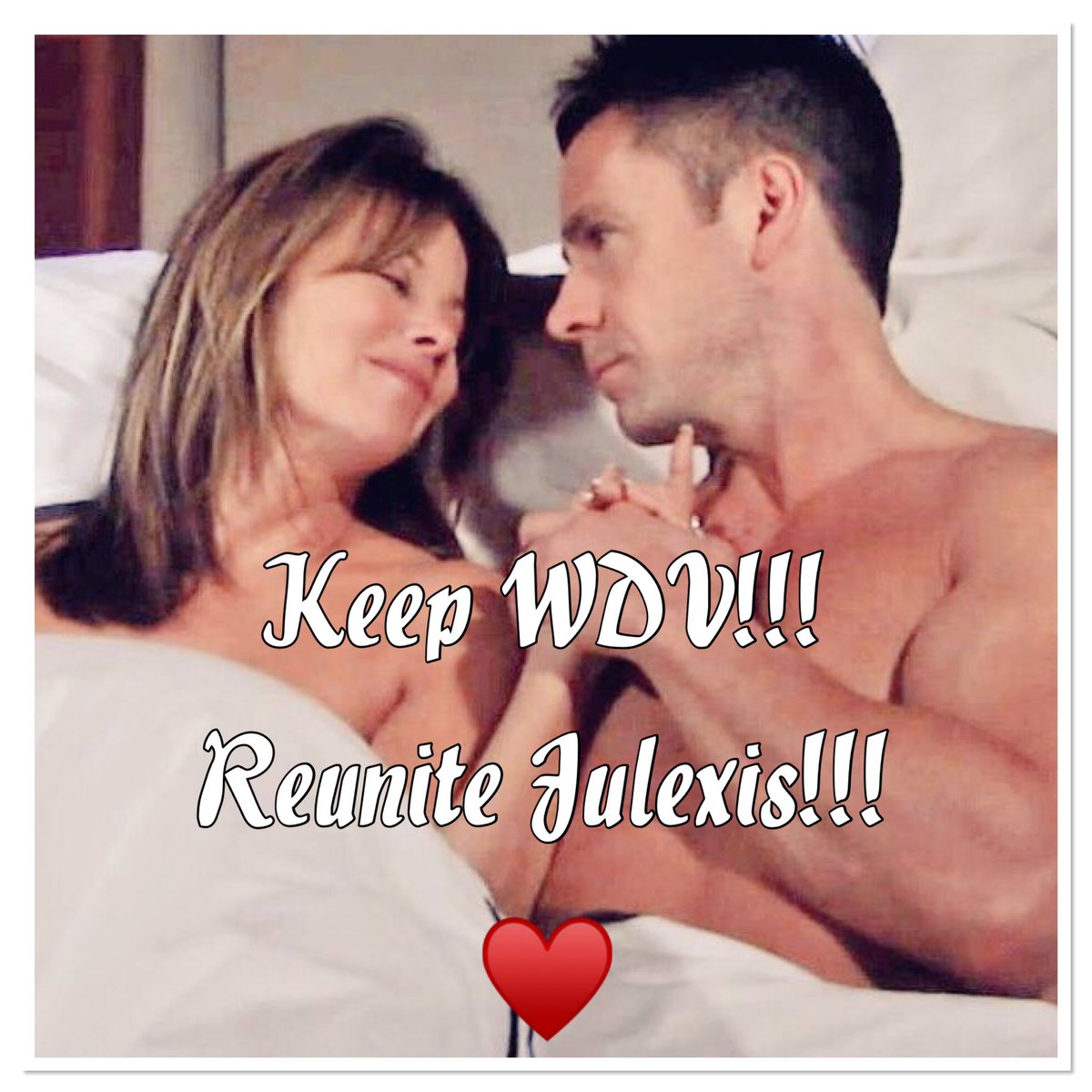 IamKelly365's tweet photo. Look at them. How could you ever quit THIS??? π NEVAH!!!! #WeStillShipJulexis #Julexis #GH #SignWDV βπΌ #KeepWDV https://t.co/EU66BWhIlw