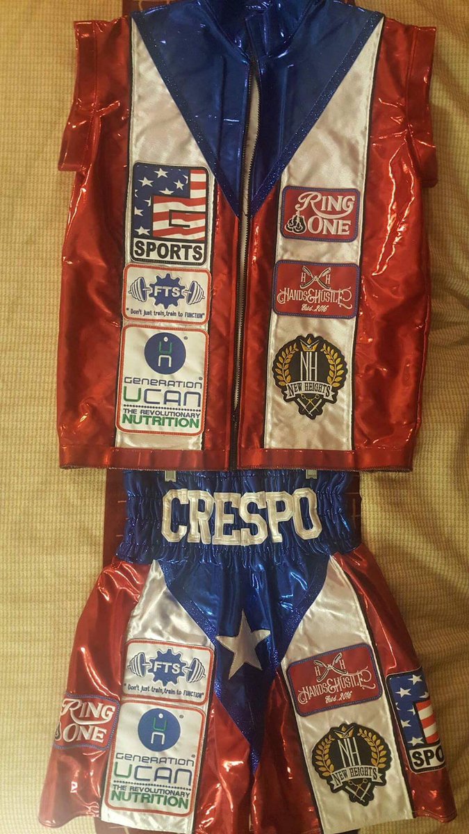 PGSportsTeam's tweet photo. Tomorrow's fit for @CrespoSaidSo!
🔥🔥🔥🇺🇸🇵🇷 #RingOne 🥊 https://t.co/YzjG7q5Jfd