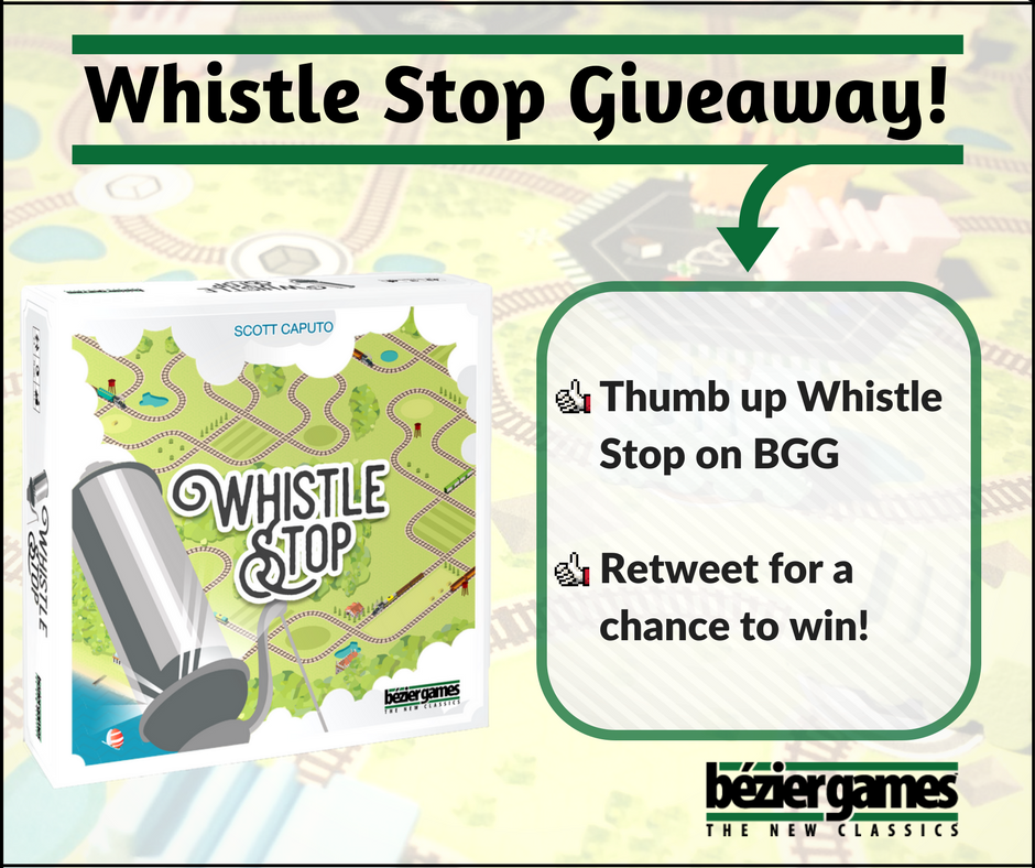 beziergames's tweet image. 🚂 WIN #WhistleStop! 🚂

To enter, all you have to do is:
👍 Thumb up Whistle Stop on BGG (link below)
👍 Retweet!

boardgamegeek.com/geekpreview/1/…