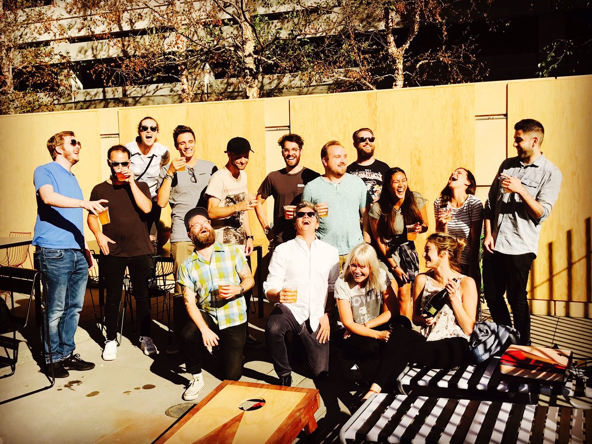WayToBlueUS's tweet photo. UK v USA corn hole tournament is on @WayToBlueUS @WeWork #throwbagthursday https://t.co/gHlnnZREDb