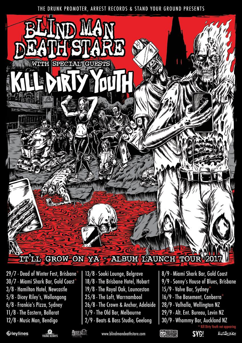 TONIGHT: <a href="/BMDS_punk/">BlindManDeathStare</a> launch their new album with <a href="/KDYoffical/">Kill Dirty Youth</a>, Northwood &amp; Sabotaj Mahal! #Ballarat #livemusic #punk facebook.com/events/1224644…