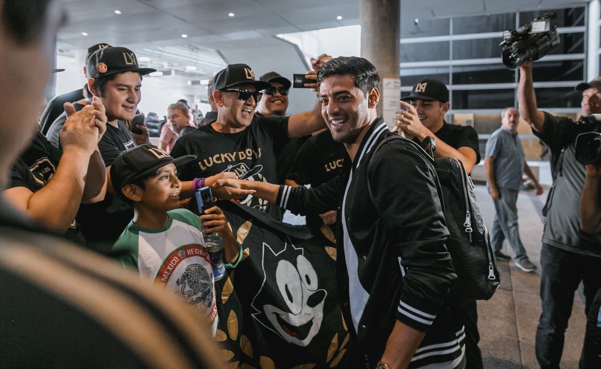 LAFC's tweet image. He’s here.

#veLA