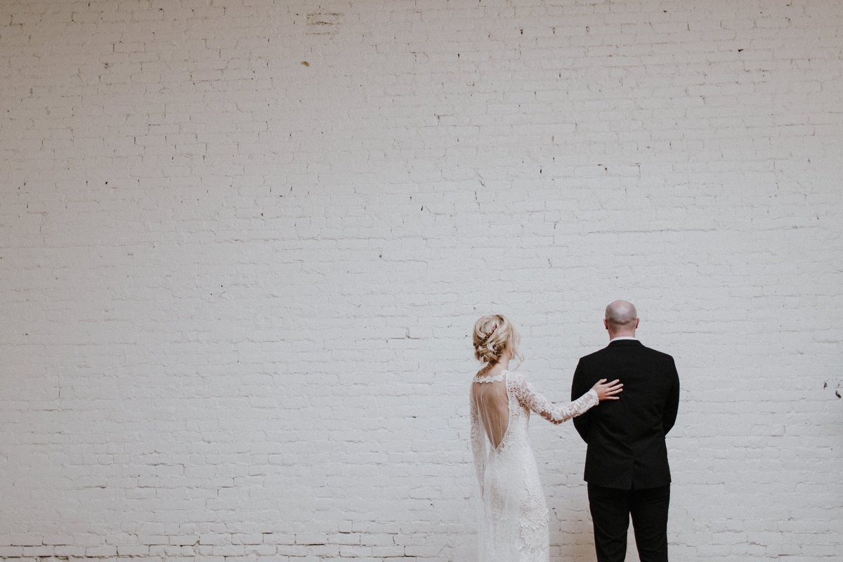 First Looks in our Skylight Room <a href="/oneeleveneast/">One Eleven East</a> // email us at ashley@oneeleveneast.com to schedule a tour for your wedding!