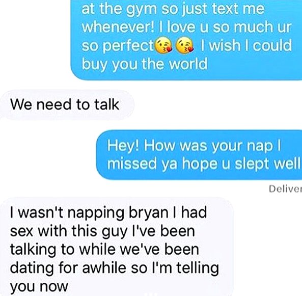 1567Bryan's tweet image. if you ever feel bad about your breakup, read these