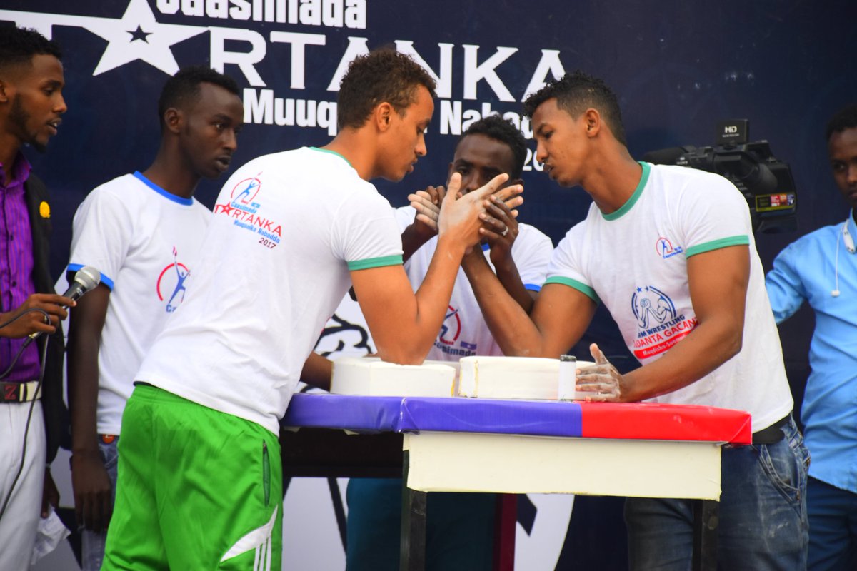 LafoleMohamed's tweet photo. Second round of #PAT2017 'Arm wrestling.
Mogadishu~Somalia
@SomaliPM @ThabitMhd https://t.co/BimlY7OuJT