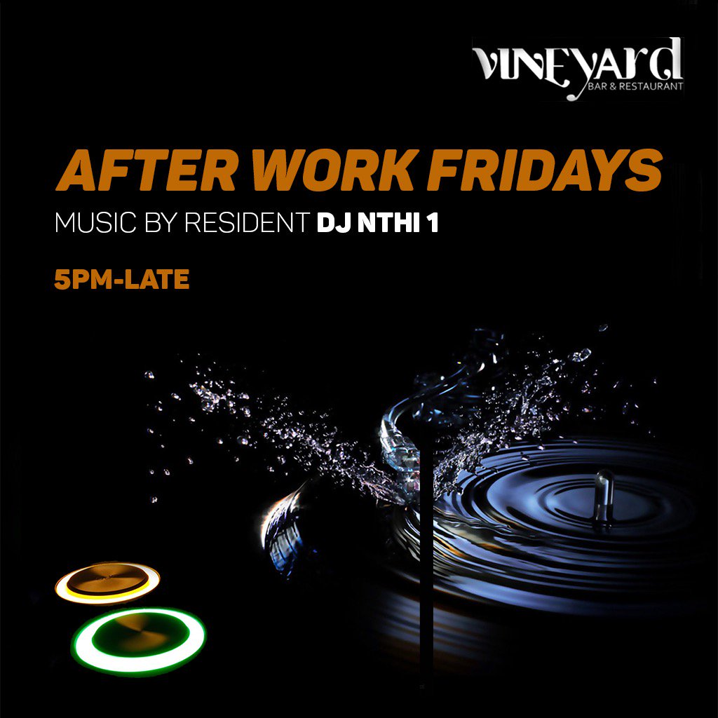 Thank God it's FriYay!! #fridaysocialplan #afterworkfridays #goodmusic with <a href="/Nthiweezy/">Dj Nthi 1</a>