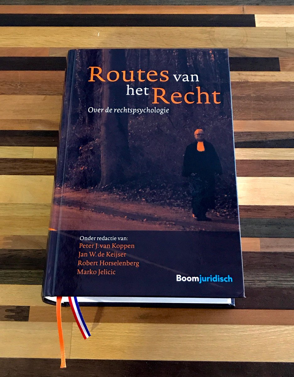Vers van de pers: Routes van het recht van Peter van Koppen e.a. #rechtspsychologie #juridisch #rechten bju.nl/juridisch/cata…