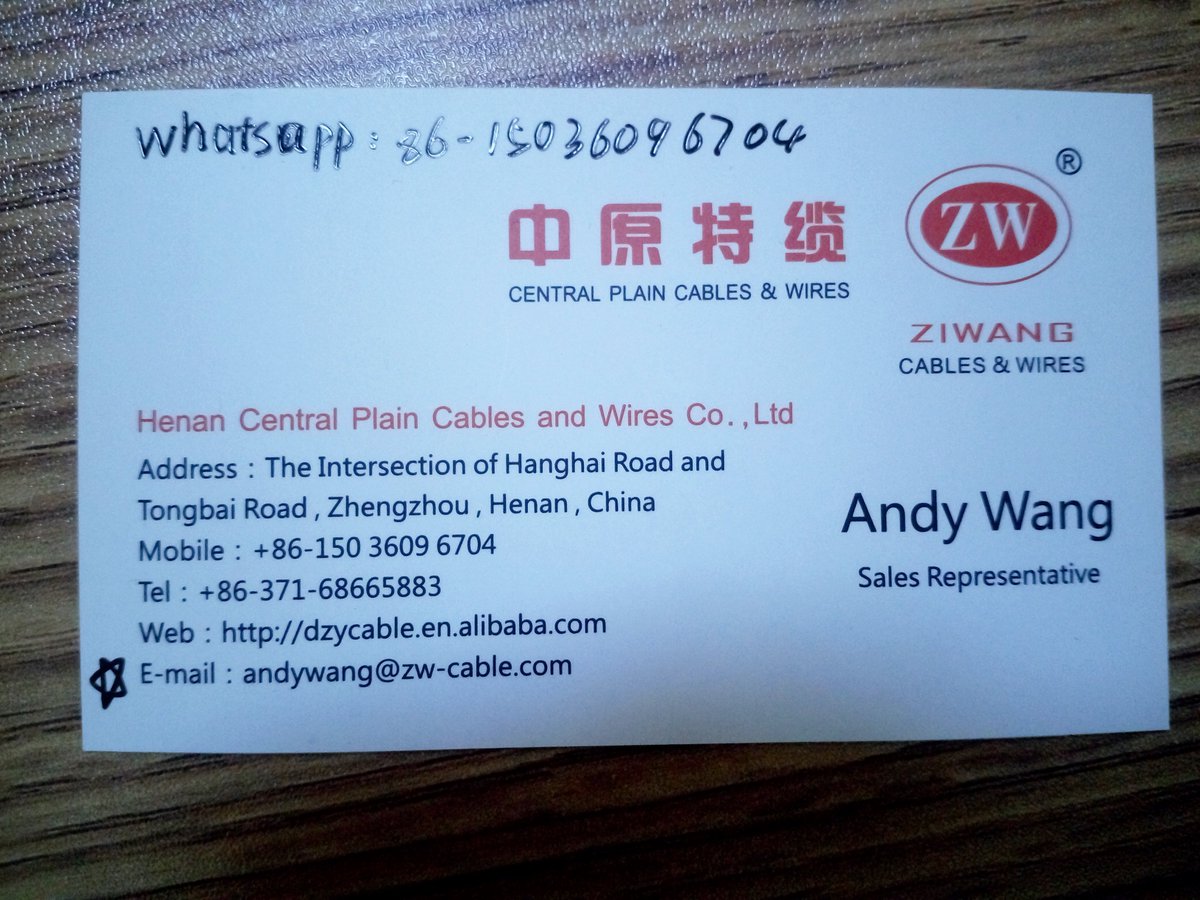 andy_zwcable's tweet photo. @Ekabel_Latam hello, we are cable wire factory from China, OEM &amp; ODM are acceptable to us, so hope can cooperate with you some day, please keep my card https://t.co/VER4PdI7Oc