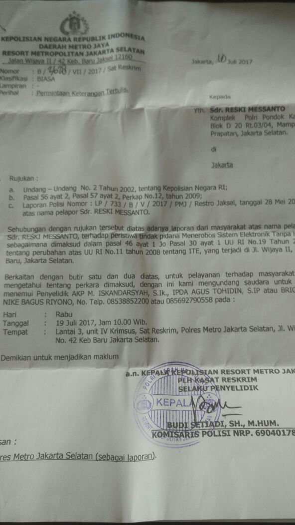 mnctrijaya's tweet photo. @Gun4w4nAhokers @DivHumasPolri @CCICPolri @konconeLin @lawan_teroris @F_Dnino @muktarlim @budhiariesandi @ninjutx Saat ini, pihak yang berwajib sdg memproses kasus tersebut, dan penyiar kami pun sdh memenuhi kewajiban utk dimintai keterangannya.. https://t.co/Ay2jQd7MWd
