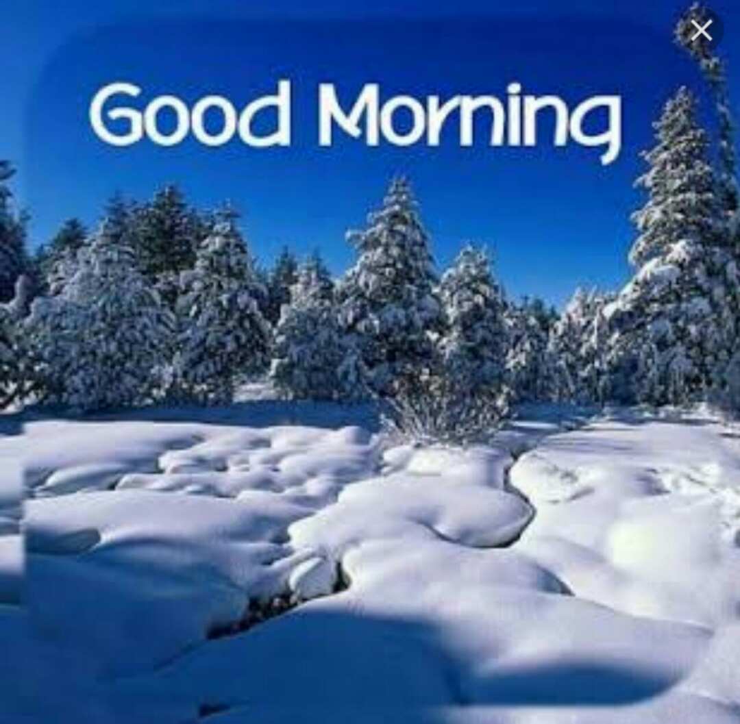 Good morning снег