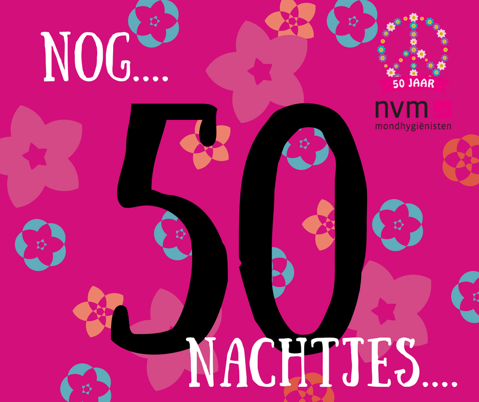 NVMmondzorg's tweet image. NVM-LUSTRUM...HET AFTELLEN IS BEGONNEN!Nog 50 nachtjes slapen tot het congres@SugarCity. Al ingeschreven? bit.ly/2rAq8I7 #countdown