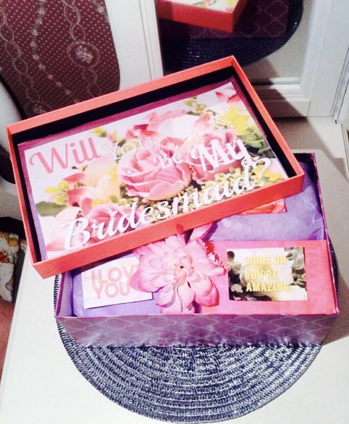 urbeautifulbox's tweet photo. Are you looking to send her a #bridesmaid #proposalbox choose #YouAreBeautifulBox LLC a #custom #carepackage service https://t.co/H9LvGeLJHX https://t.co/UXEen7FKdH