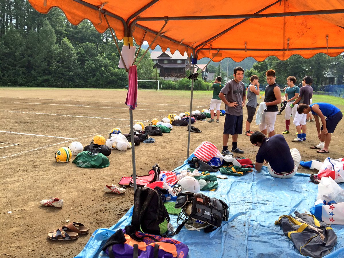 合宿4日目の午後練🏈
風が涼しいです！！！