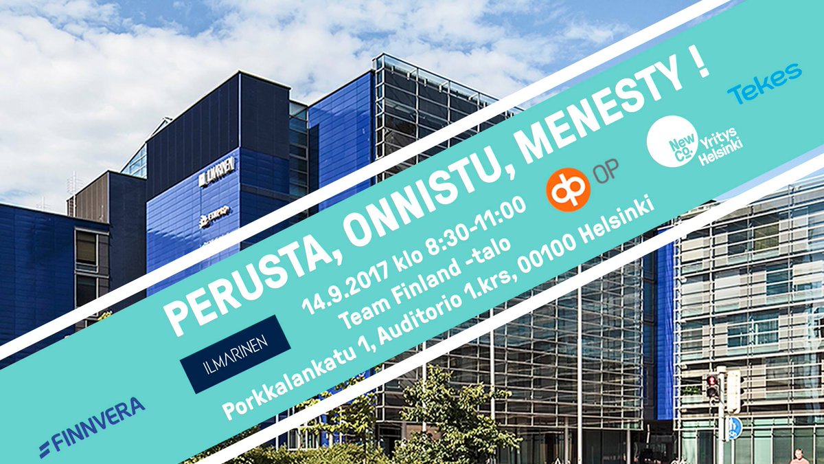 Perusta, onnistu ja menesty! Tietopaketti alkuvaiheen yrittäjälle 14.9. klo 8.30-11. Ilmoittaudu! #yrittäjyys #kasvu mes.eventos.fi/event/perustao…