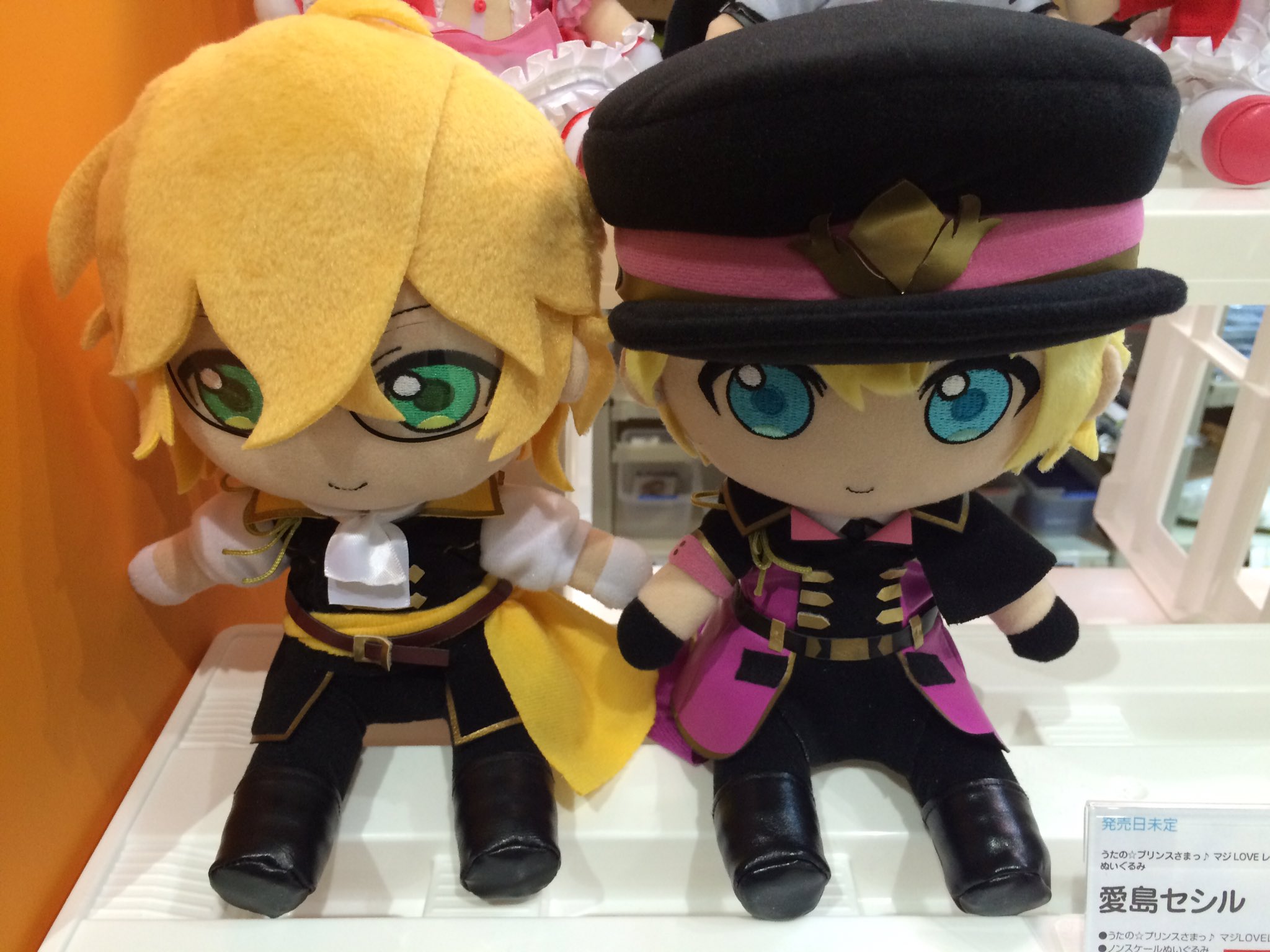 ｇｉｆｔかねごん 夏コミ Giftぬいぐるみ展示 うたの プリンスさまっ マジloveレジェンドスター 四ノ宮那月 来栖翔 愛島セシルのサンプルを展示中 セシルぬいぐるみは監修中につき撮影禁止となります T Co 6jryc8gmxf Twitter