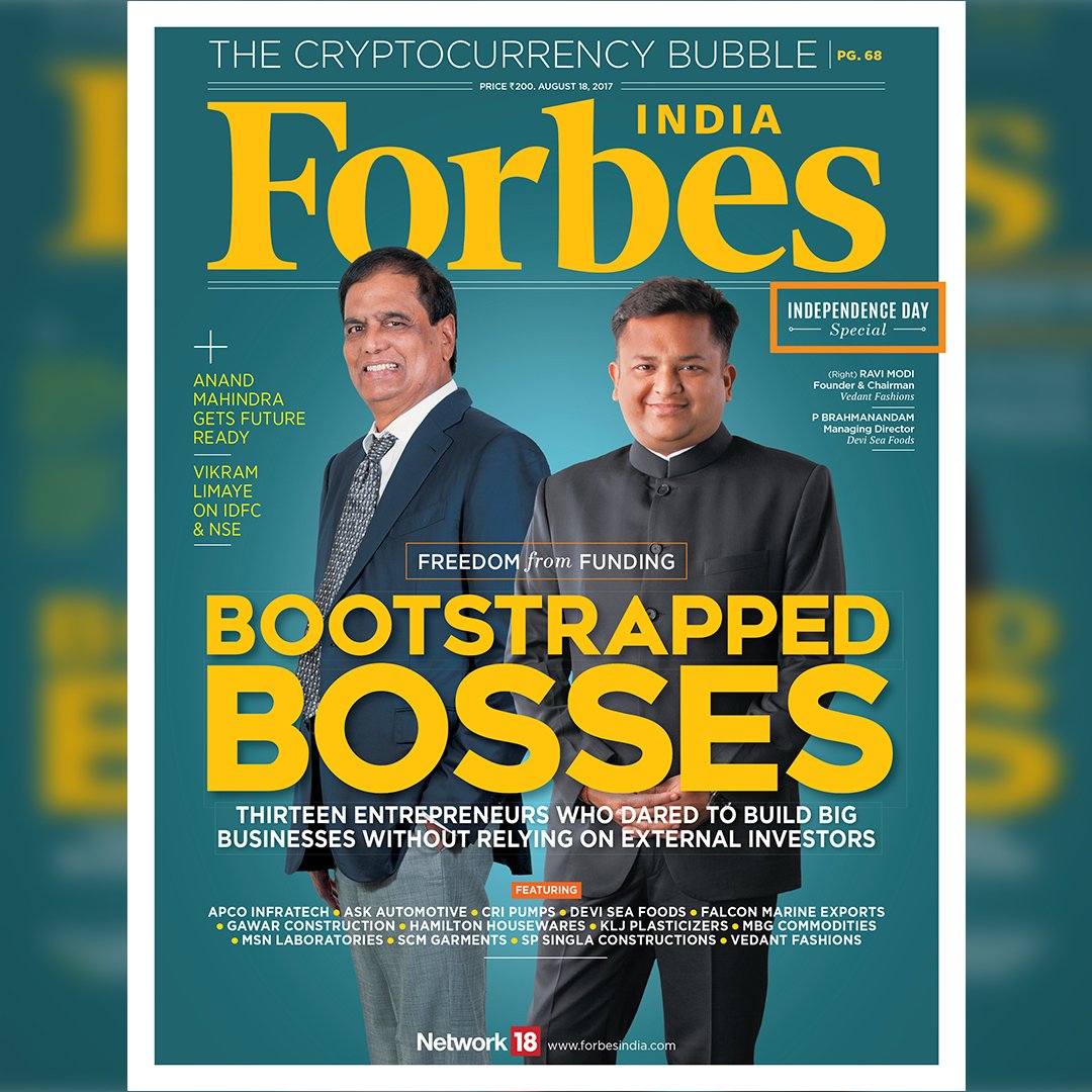 ForbesIndia's tweet photo. #BootstrappedBosses https://t.co/pummKtHKdU