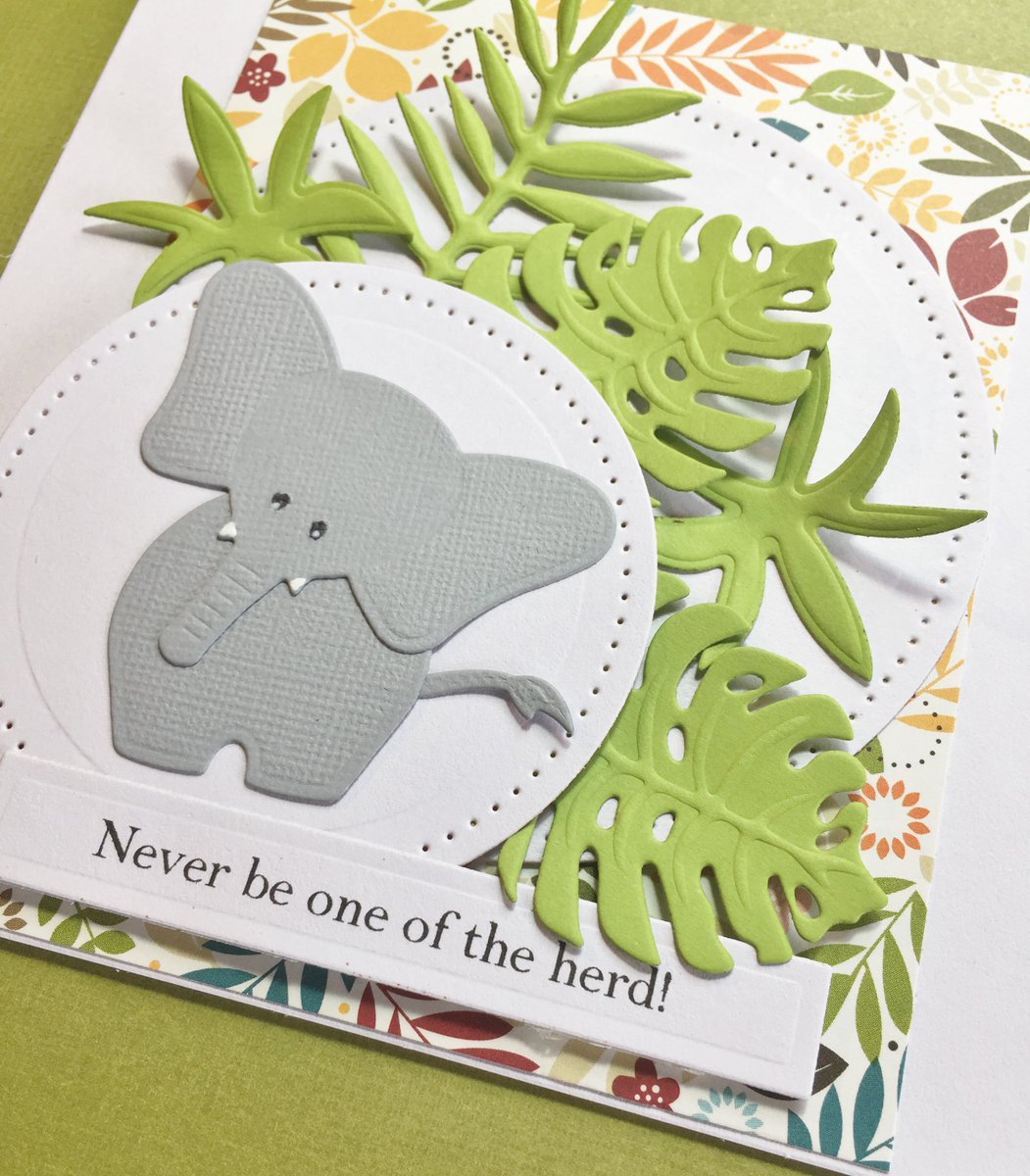 Christine_Emb's tweet photo. Friday Die Day @Spellbinders - 'Ella-Fant' @DebiAdams6 - cute! #fridaydieday #NeverStopMaking #teamspellbinders https://t.co/ePOjVRBhsK https://t.co/UTYBLhwvoa