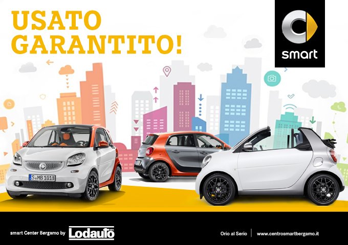 Lodautospa's tweet photo. Cerchi una citycar dinamica ideale per la città? Vieni da #smartCenterBergamo e scopri l’#usatogarantito https://t.co/oSCuoVVKAN https://t.co/hYeXEChpq8