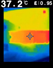 Neo_Durandal's tweet photo. PRO960M2、FLIR TG165で計測してみた。
アイドル時29.5℃ ATTO2周時37.2℃
安心して使えそうです。 #M2SSD #960PRO https://t.co/qqHs4ZPfvT