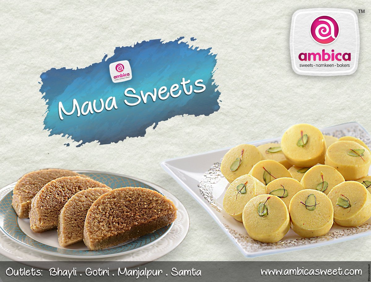 AmbicaSweets's tweet photo. Enjoy delicious Mava Sweets!!
#Ambica #SweetsNamkeenBakers #MavaSweets https://t.co/GSwpQYROmY