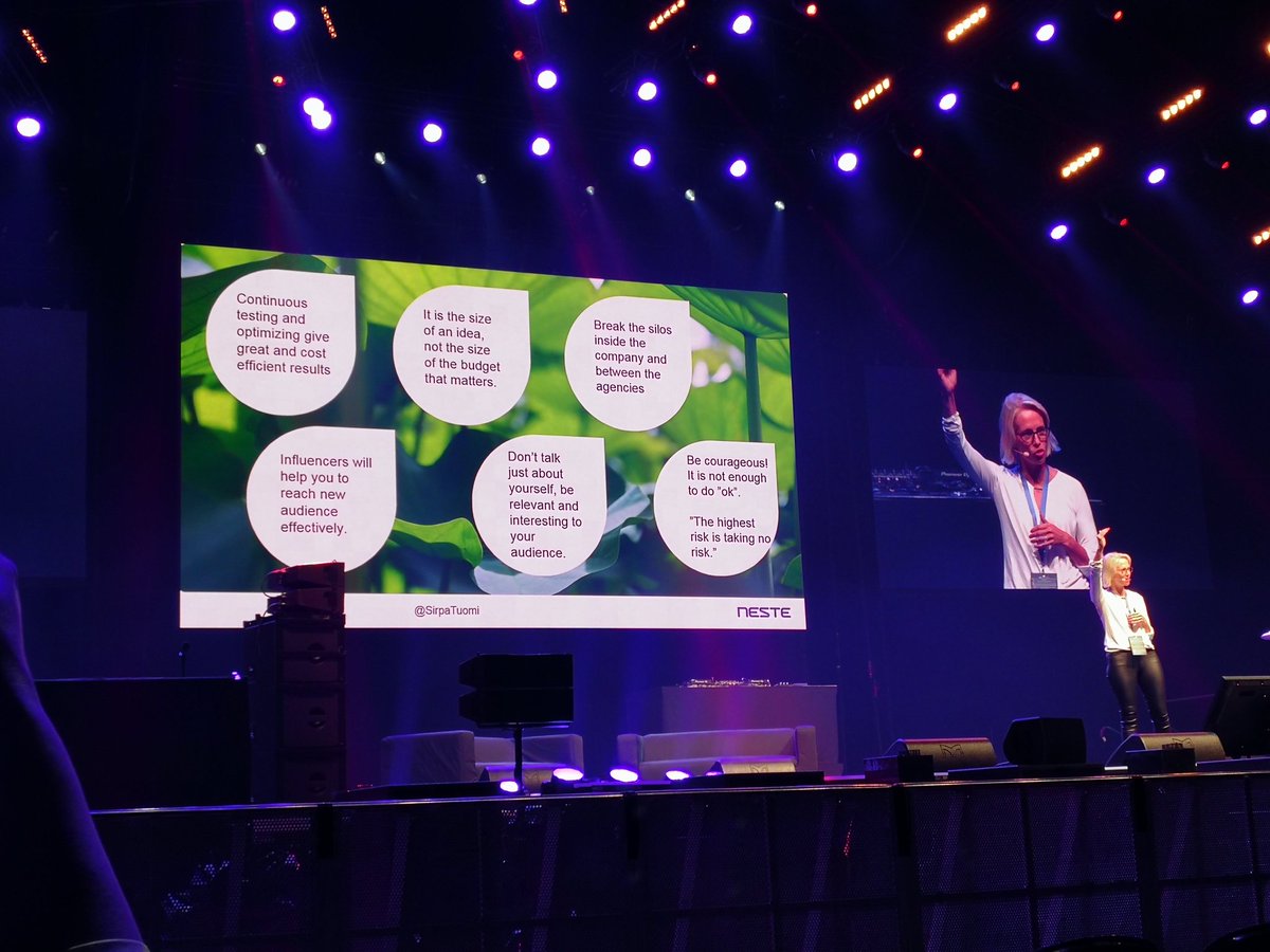RukkaV's tweet photo. Tässä tämän aamupäivän majesteettinen ilmaveivi: @SirpaTuomi ja @nestecorp #TubeconIndustryDay #preorderthefuture https://t.co/zfoPcus4MP