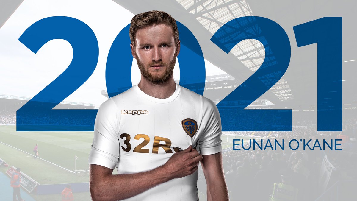 Leeds United (@lufc) on Twitter photo βοΈ #LUFC can today announce midfielder <a href="/eunan10/">Eunan O'Kane</a> has penned a new four year contract with the club. Read more at bit.ly/LUFCEunanExtenβ¦ βοΈ #LUFC can today announce midfielder <a href="/eunan10/">Eunan O'Kane</a> has penned a new four year contract with the club. Read more at bit.ly/LUFCEunanExtenβ¦