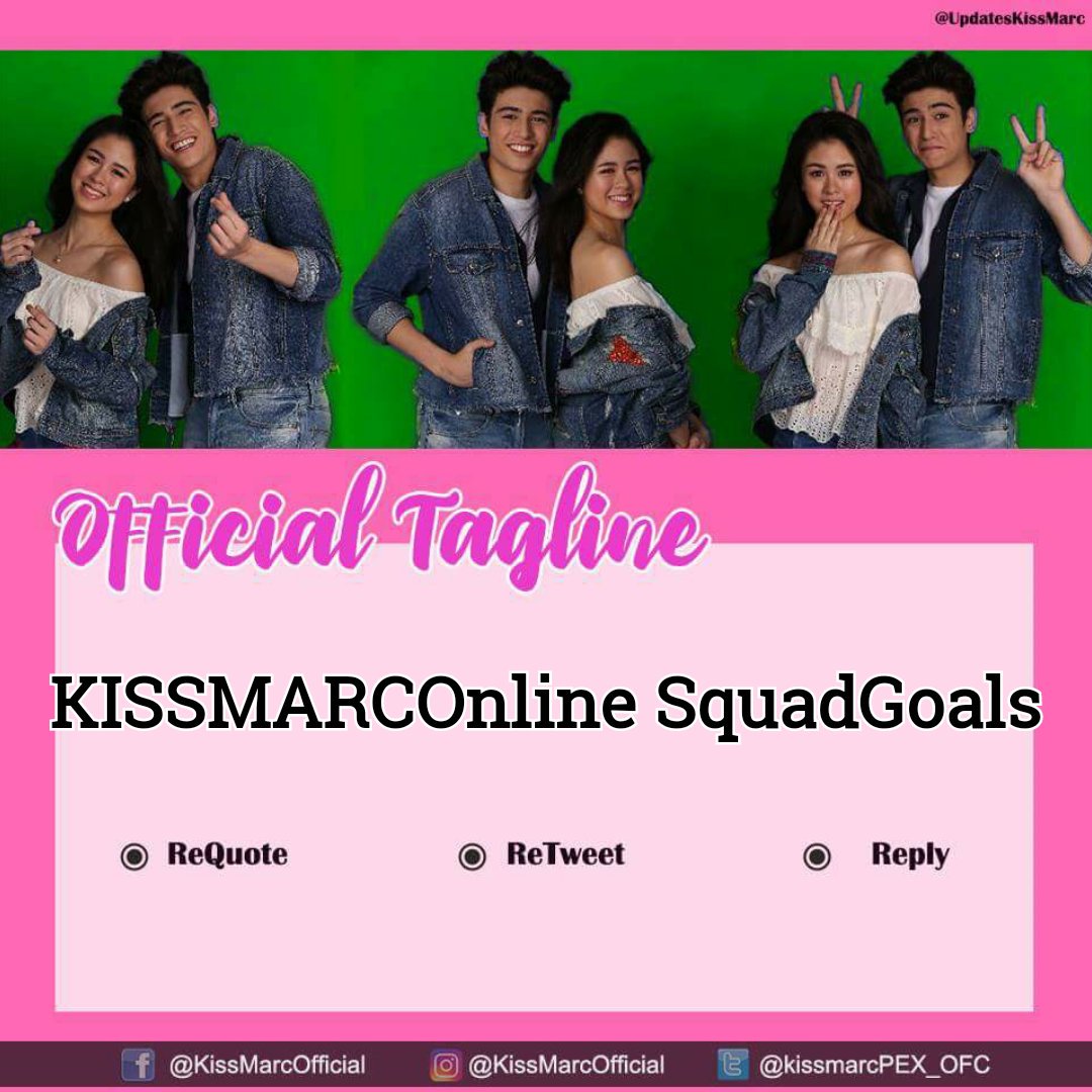 Twitter Party starts now. Tweet with us by using the official Tagline. Thankyou! 

KISSMARCOnline SquadGoals