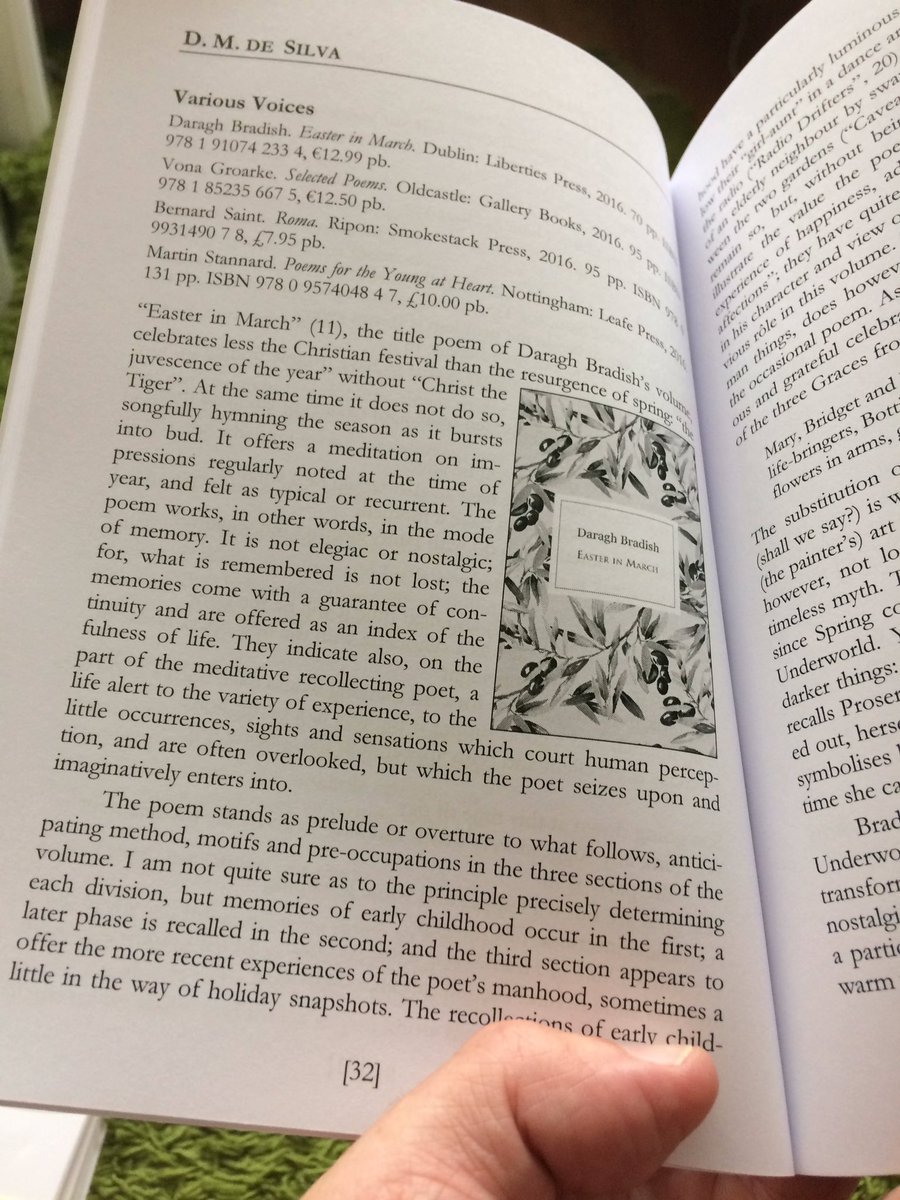 LibertiesPress's tweet photo. On #BookLoversDay, a fine review of Daragh Bradish's debut #EasterInMarch, in good company in #PoetrySalzburgReview. https://t.co/Dhy87tn91W https://t.co/b1TViz8JPI