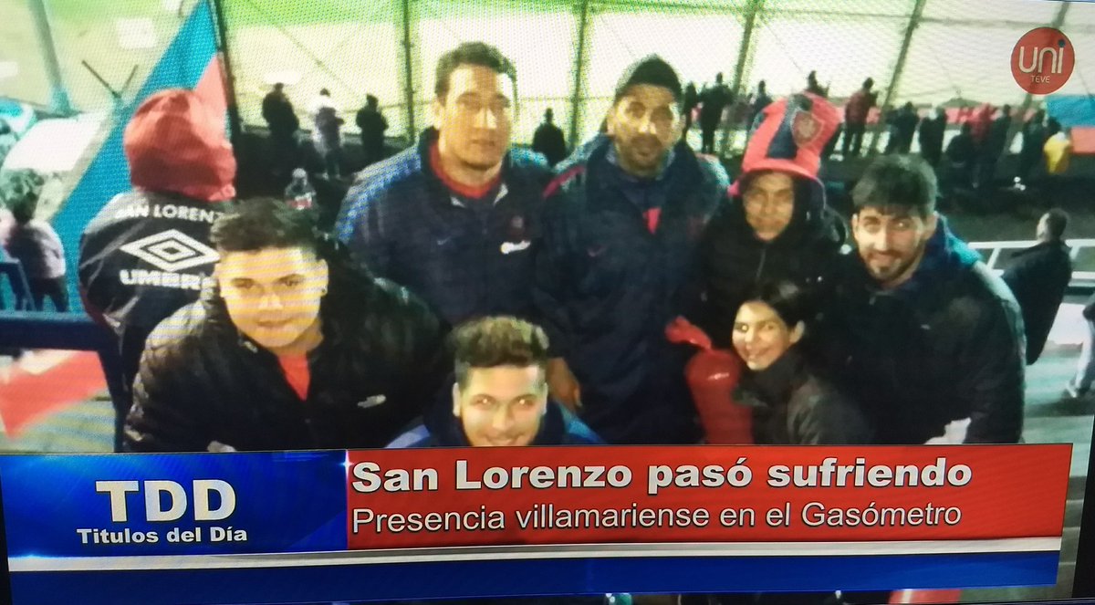 PabloAlonso84's tweet photo. Con presencia de la Peña @VillaMariaSL en el NG, mi @SanLorenzo pasó a 4tos de la Copa Libertadores. Todo en Títulos Del Día x @UNITEVEok. https://t.co/h41fE1IpzK