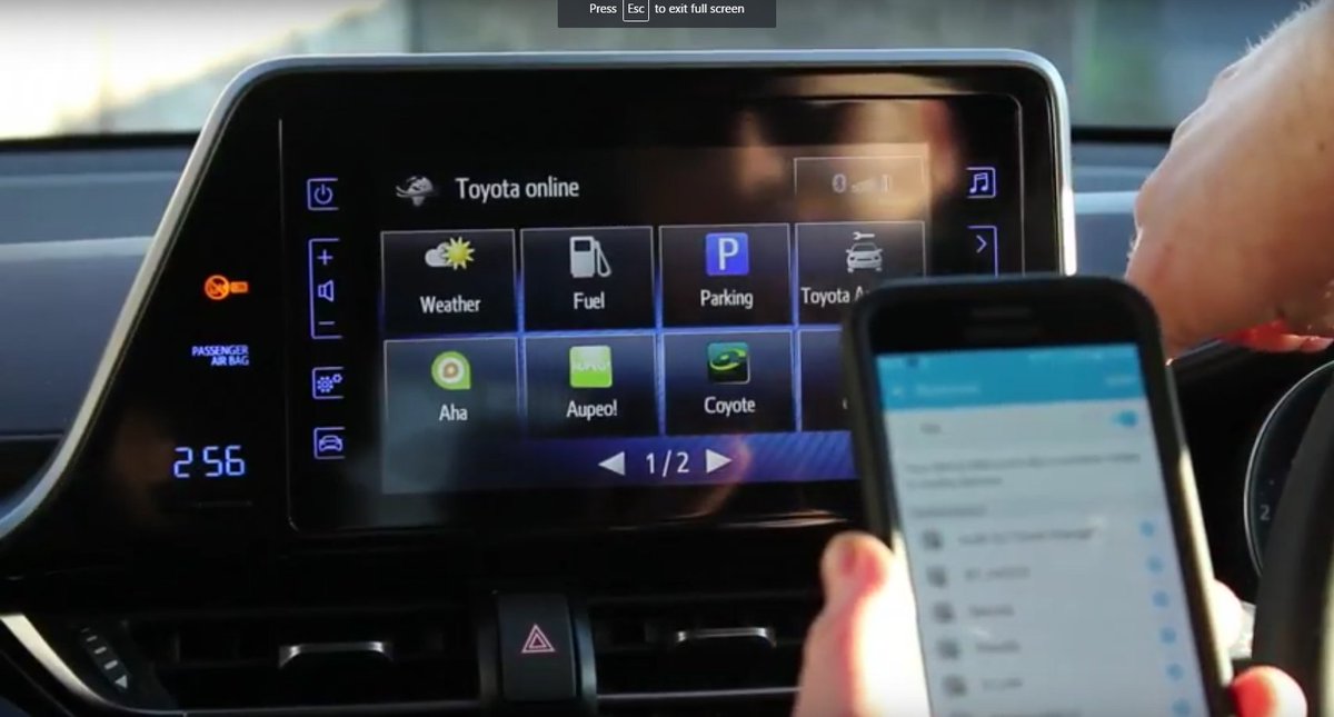 VIDEO: Have a look at the Toyota Touch 2 multimedia system in the #ToyotaCHR youtube.com/watch?v=jq-poO…