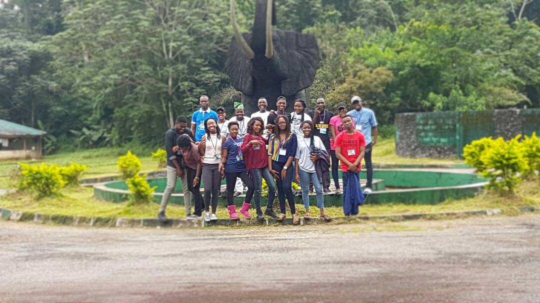 AIESECCalabar's tweet photo. Experience Calabar summer edition is going down! The happy delegates at the national park, Akamkpa. #experienceCalabar #summer #tourism https://t.co/ReoTAyVzPh