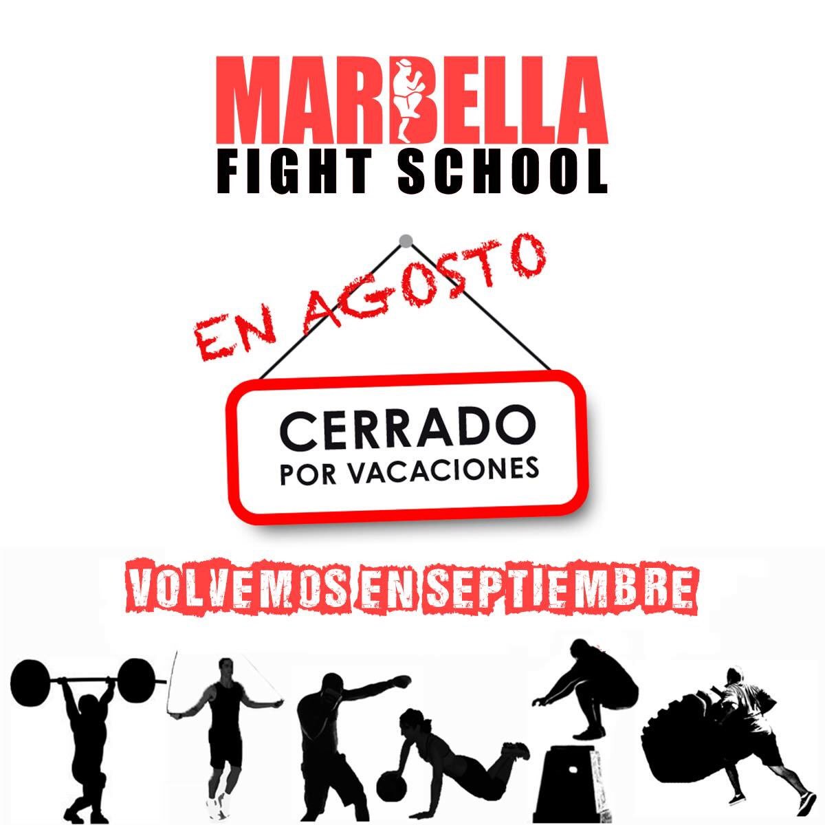 MarbellaFightS's tweet photo. 📣 Perdonen las molestias.... 
Volvemos en #Septiembre 🔙
#Marbella #Fight #School #Gym #Training #K1 #KickBoxing #MMA #BJJ #MuayThai #kids https://t.co/5Bhy0hZwhy