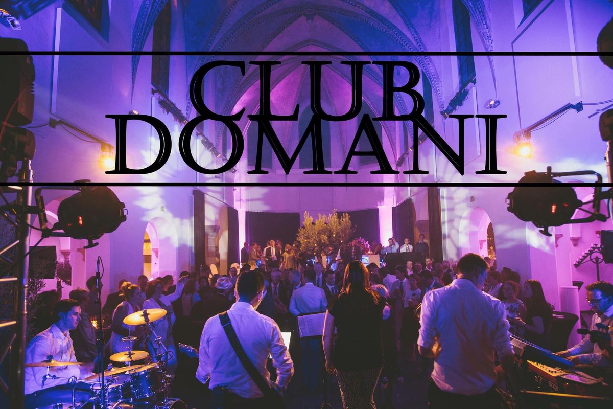 Save the Date > Vrijdag 13 oktober 2017 
Club Domani... 
More info coming soon!