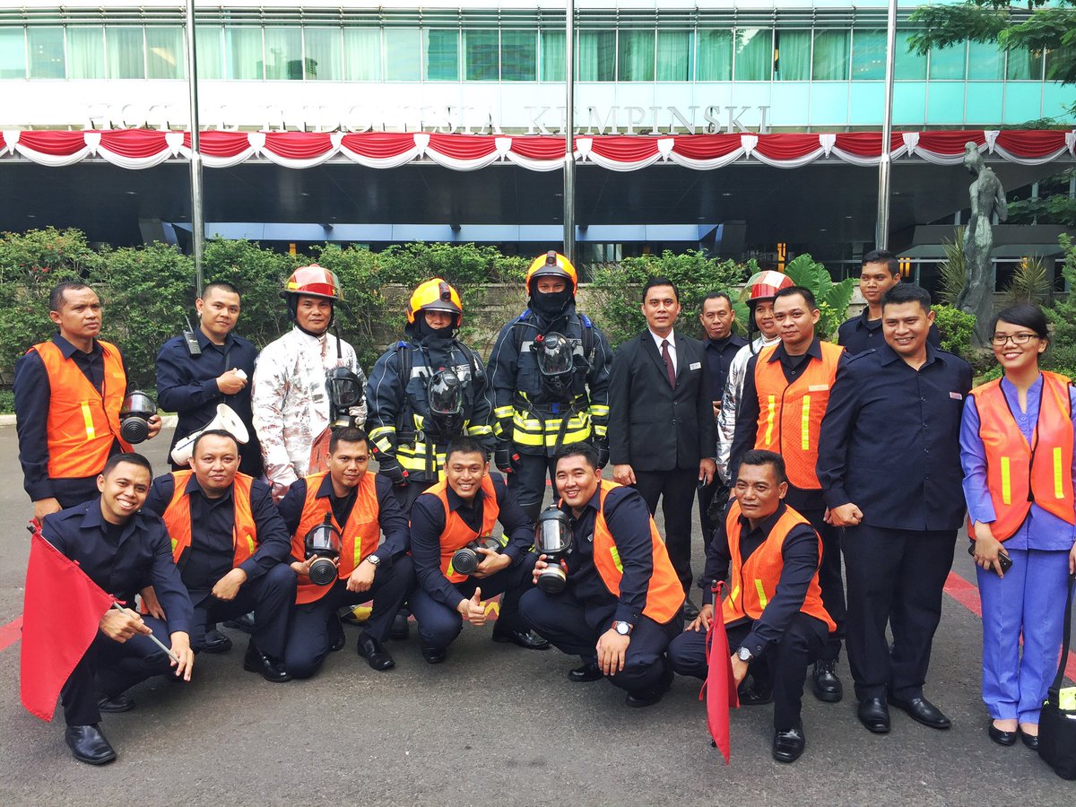 From today's drill. We managed to evacuate in a timely manner. #ready #kempinskijkt #kempinski <a href="/kempinski/">Kempinski Hotels</a>