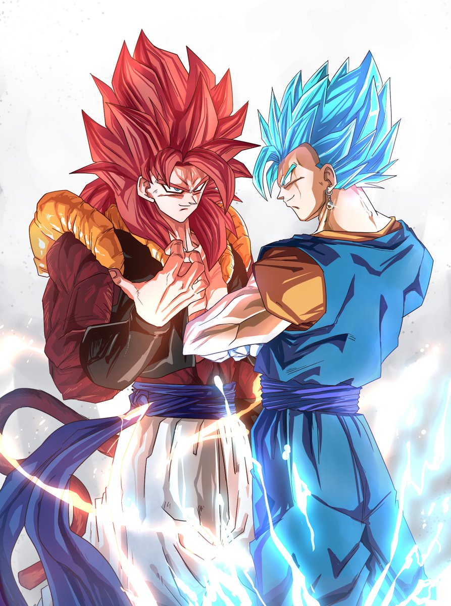 SSJ4 Vegito and SSJ4 Gogeta Wallpaper (1980x1080) by Quite-brokeN