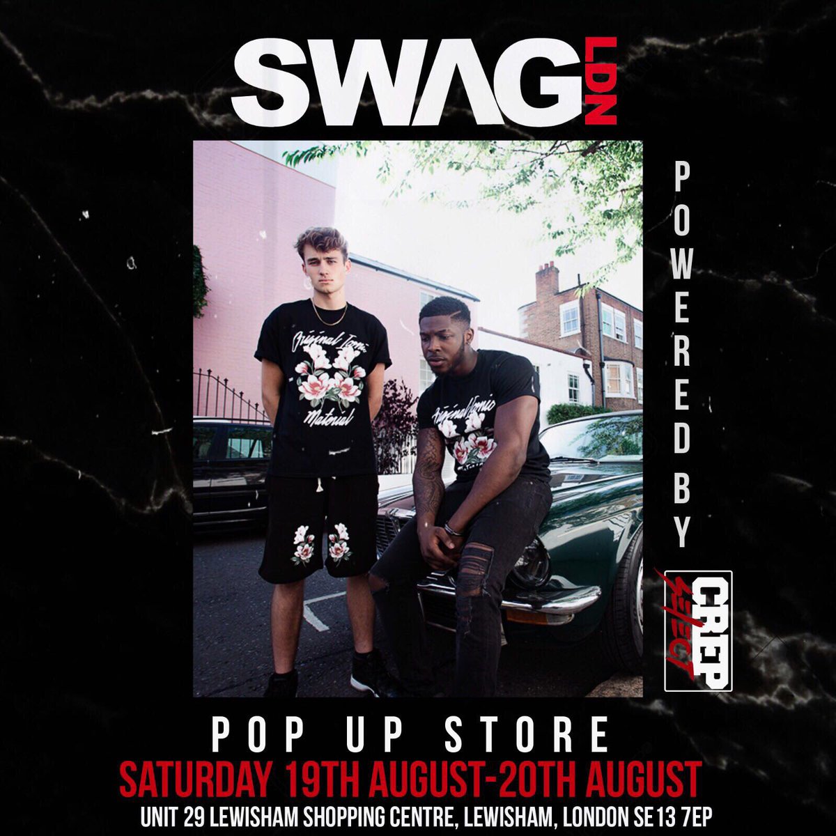 MrMadz's tweet photo. #SWAGLDN POP UP SHOP.... next weekend @ Crep Select (Lewisham) https://t.co/hVrlIRLH3W