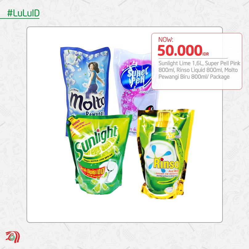 LuLuHyperID's tweet photo. Dapatkan harga spesial untuk pembelian paket promo Merah Putih! 4 item hanya Rp.50.000. Ayo belanja ke #LuLuHyperID sekarang! #HappyAtLuLu https://t.co/vw0PZk2UD3