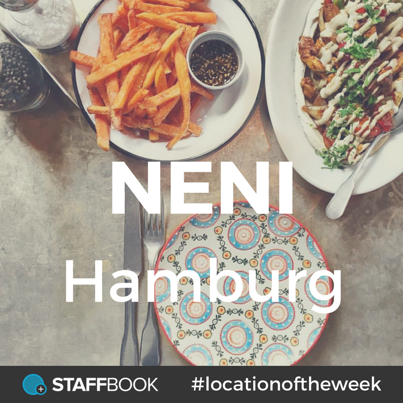 shjftDE's tweet photo. Unsere Restaurantempfehlung zum Wochenende! 🍴🥑😍#locationoftheweek #neni #hamburg #hafencity #staffbook #schichtwechsel #restaurant #foodlove https://t.co/vXn9gtERX6