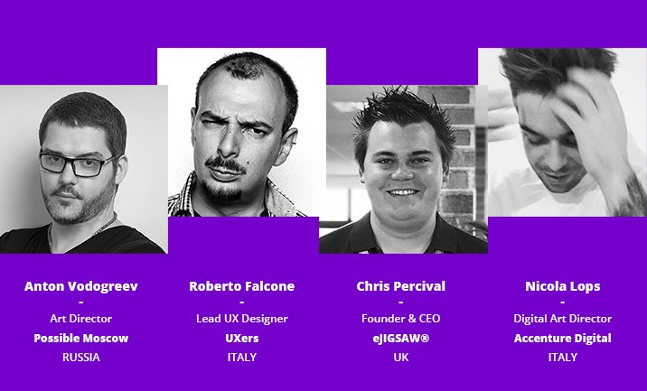 cssdesignawards's tweet photo. Welcome new judges! @wittytweetytwit @robertofalcone @ChrisPercival_ & Nicola Lops
https://t.co/KKHQbulr2y
#cssdaJpanel https://t.co/WsOUIGShqt