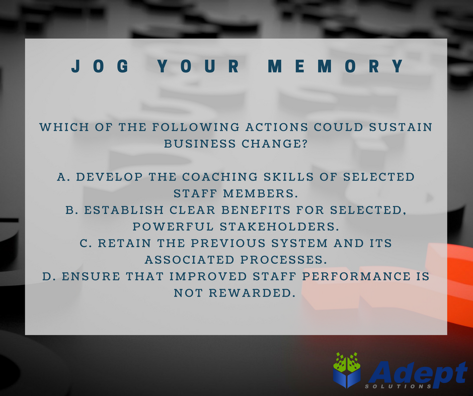 adeptzim's tweet photo. It's time to #JogYourMemoryWithAdept
Just how much do you know about #BusinessAnalysis? Here's a quick question you might want to attempt. https://t.co/uJcYfJV1sZ
