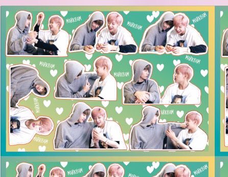 theetamark's tweet photo. อารมณ์ดี๊ดี แจกสติ๊กเกอร์เซ็ทนี้ 7 คน รีปาย #MarkBam https://t.co/lz8e5rmzU3