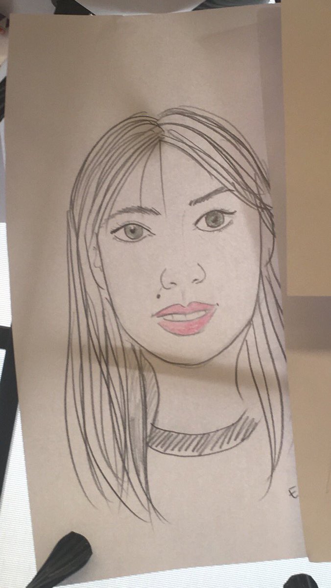 NottmCastleBid's tweet photo. Some of our favourites drawings from the #reportrait exhibition #TakeOverDay https://t.co/n9nQIt8c7p