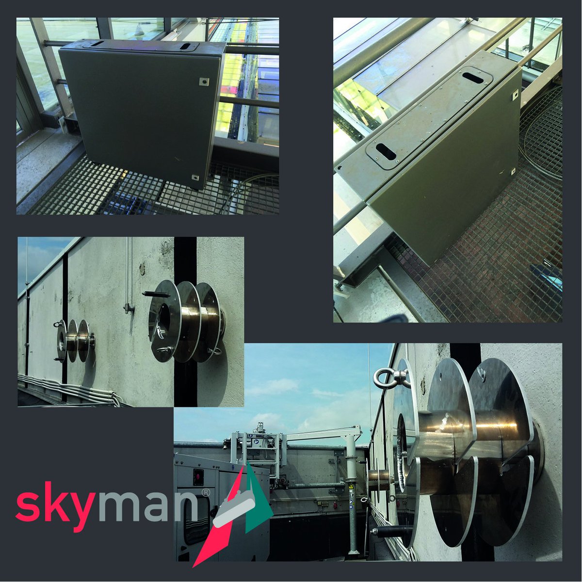 skymanint's tweet image. A more DURABLE and SAFER way of preserving your steel wire rope!
#sustainability #safetyatwork #projectupgrade #skymanexperience