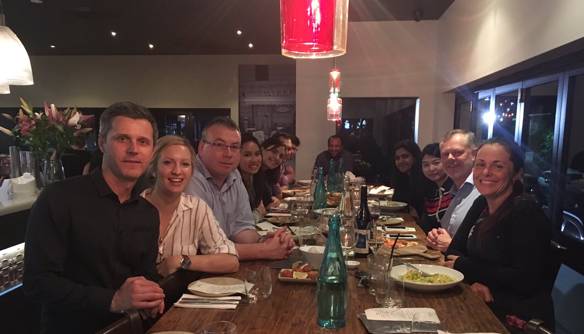 Symposium dinner - thanks to our delegates, speakers &amp; sponsors @MSD_Aus <a href="/ShimadzuAusNZ/">Shimadzu Oceania Scientific Instruments Division</a> <a href="/AstellasUS/">Astellas Pharma US</a> @UQNews <a href="/uwanews/">UWA</a> #smallsamplesbigideas