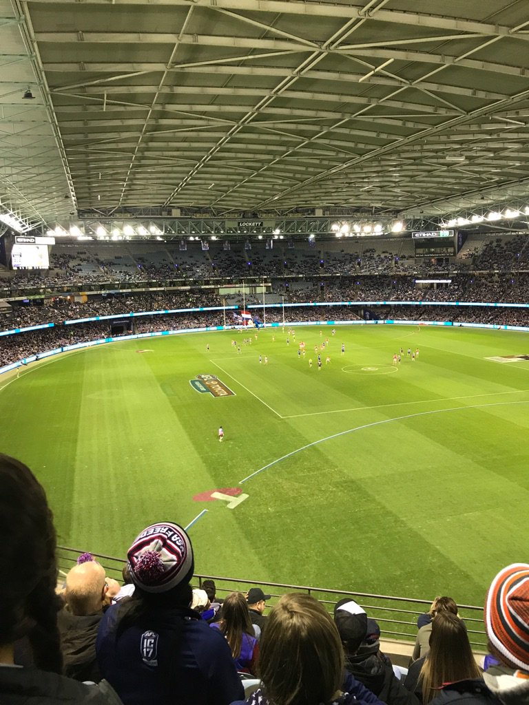 Enjoying some Friday night footy thanks to the @VUWesternSpurs!!