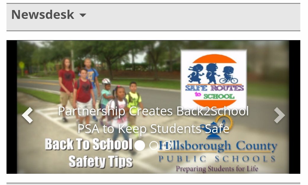 hcpsschoolbus's tweet photo. Newsdesk:HCPS and @MyFDOT_Tampa team up to create a B2S saftey message to keep students safe. 
Read more  https://t.co/QdzeiMbJ5D https://t.co/KY81u2iCOh