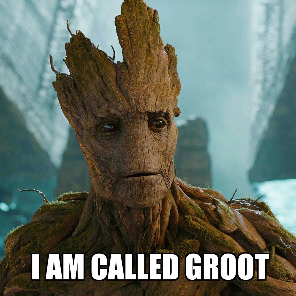 Quotedbadly's tweet photo. "Iam called Groot" #GuardiansoftheGalaxy #BadlyQuotedMovies https://t.co/lqyYaNZStw
